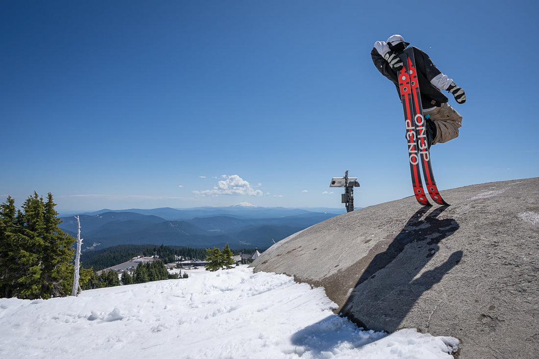 Chris ‘Topher’ Newett in his element on an abandoned water tower near Mount Hood, OR.