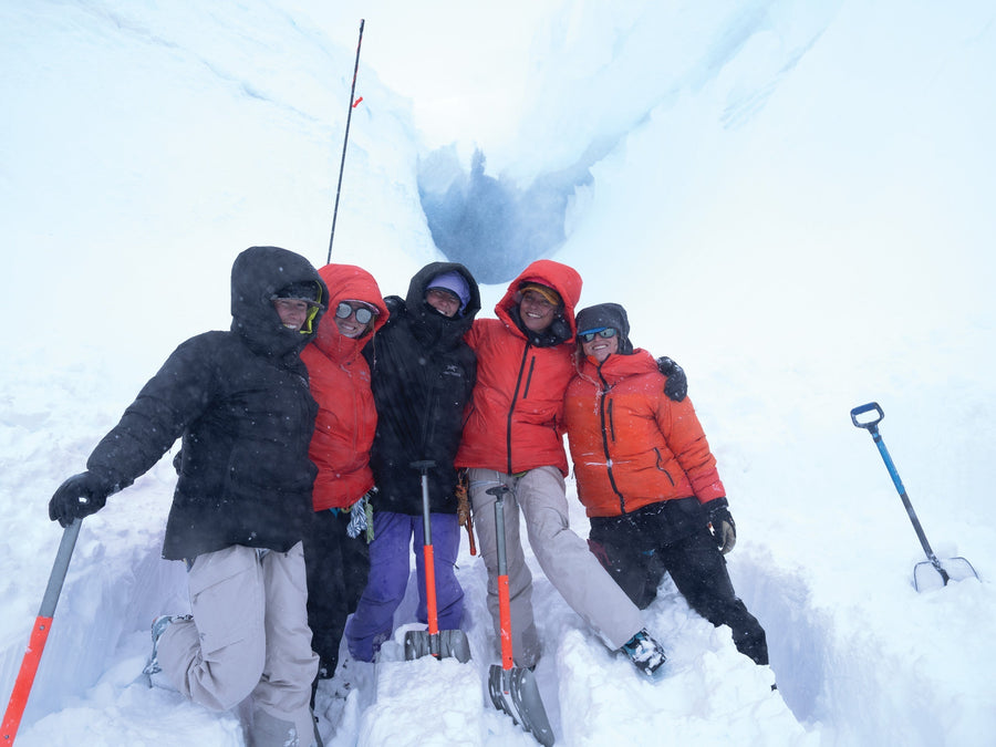 From left to right: Lily Krass Ritter, Lucy Sackbauer, Tonje Kvivik, Julia Niles and Megan Bell. Photo: Angela Percival