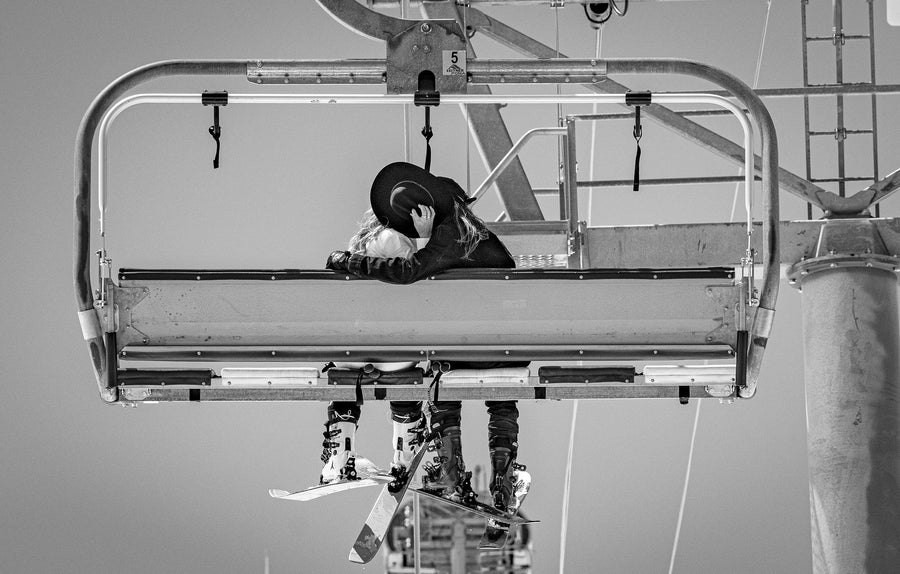 Romance on a chairlift at its finest. Photo: Jeff Engerbretson