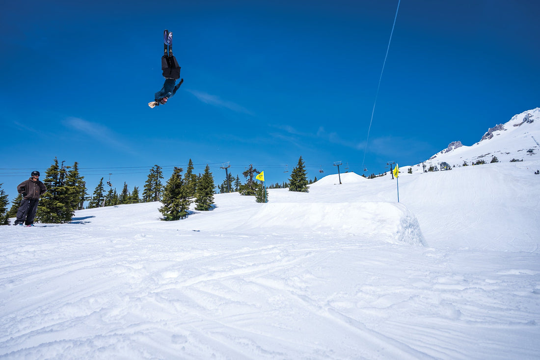 “As temps heat up on Mount Hood, OR, 19-year-old Anders Chapman takes flight.