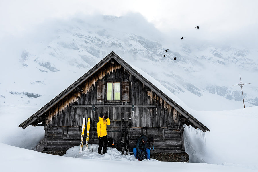 Sanne Mona and David Kantermo in Engelberg, Switzerland